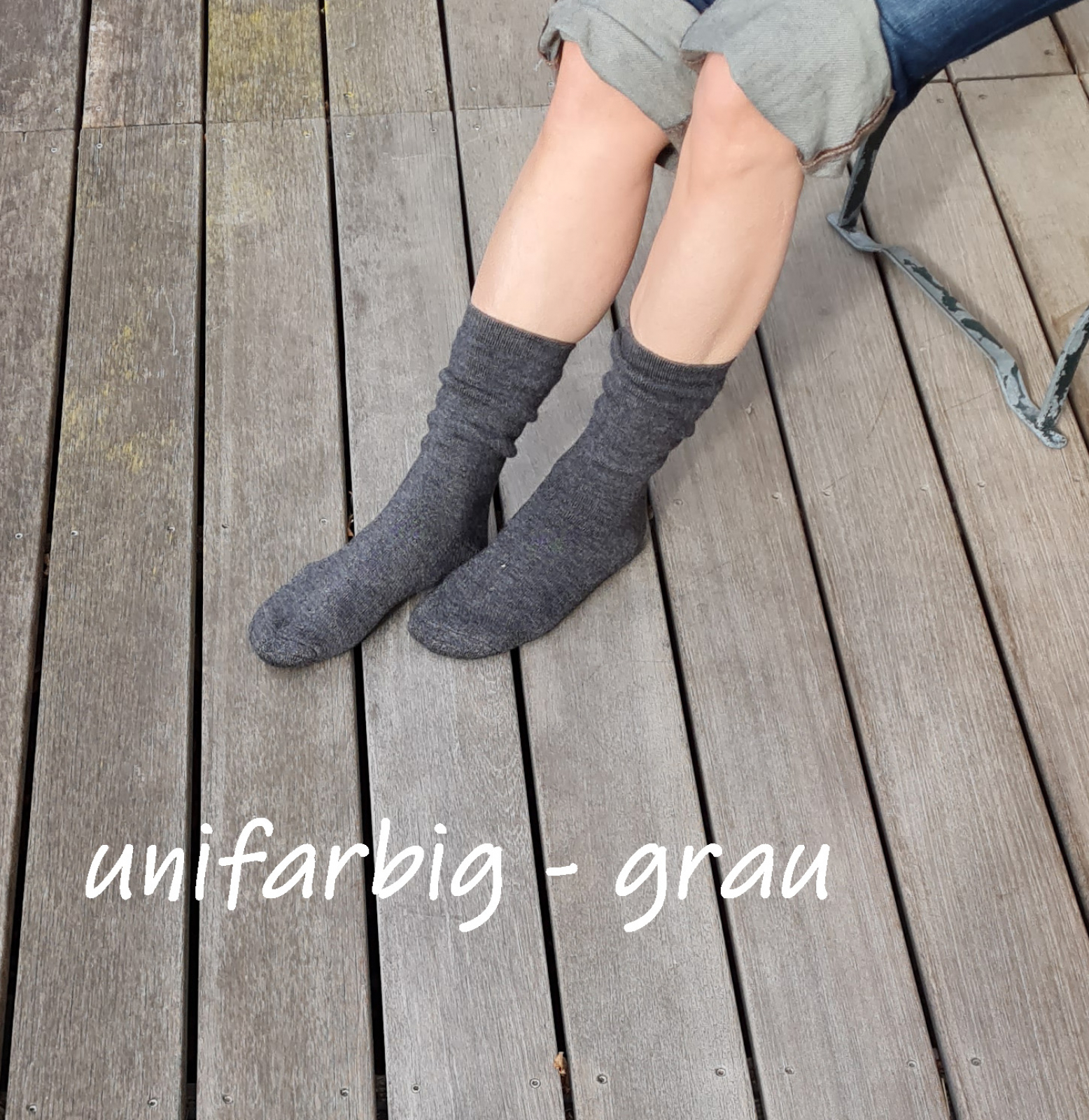 Alpaca Socks - one color - gray